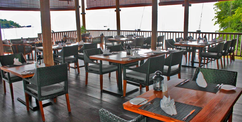 Berjaya Langkawi Resort - Beach Brasserie - Dining Area Overlooking Sea